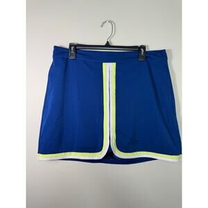 Lady Hagen Blue Green Golf Skort Skirt Size 12